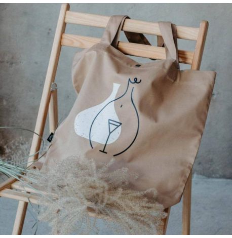 Эко-сумка шоппер WINE XXL