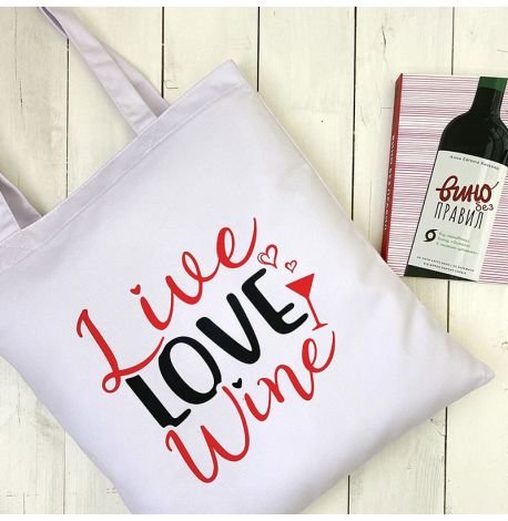 Еко сумка Market Live Love Wine