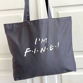 Еко сумка Market MAXI I am fine! (серіал Friends)