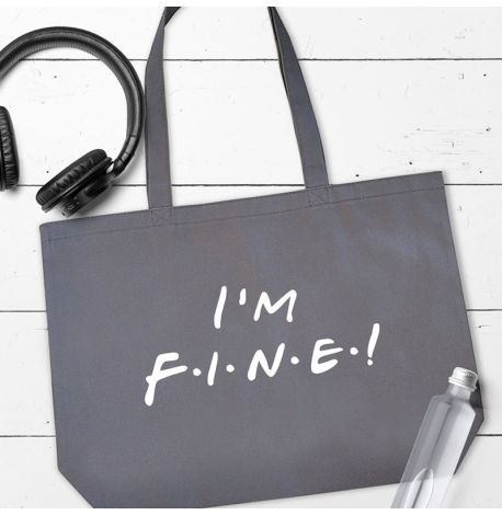 Эко сумка Market MAXI I am fine! (сериал Friends)