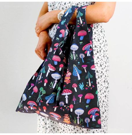 Складная сумка для покупок «Грибы»