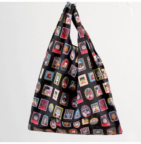 Складна сумка для покупок «Портрети тваринок»