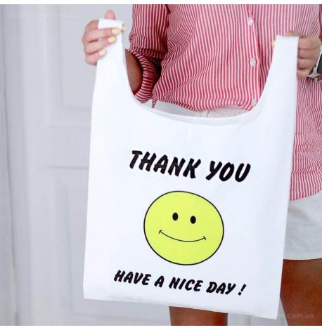 Складна сумка для покупок «Смайл»