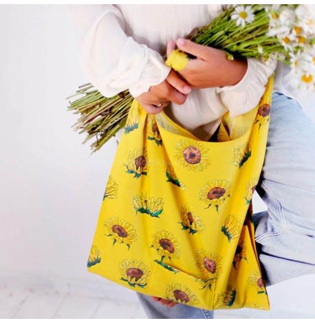 Складная сумка для покупок «Подсолнечники»
