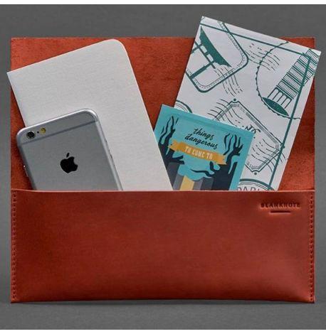 Шкіряний тревел-кейс Voyager 1.0 (кораловий)