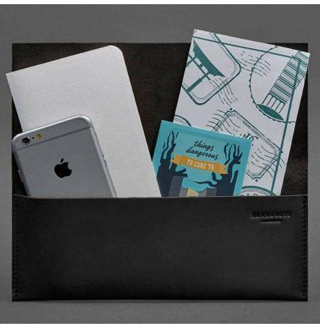 Шкіряний тревел-кейс Voyager 1.0 (чорний) шкіра Crazy Horse