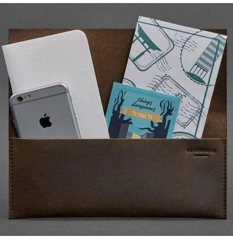 Шкіряний Тревел-кейс Voyager 1.0 (темно-коричневий) шкіра Crazy Horse