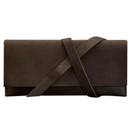 Шкіряний Тревел-кейс Voyager 1.0 (темно-коричневий) шкіра Crazy Horse