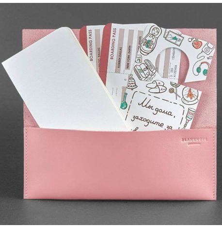 Кожаный тревел-кейс Voyager 1.0 (розовый)