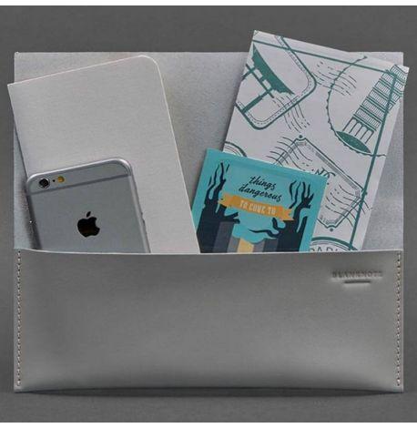 Кожаный тревел-кейс Voyager 1.0 (серый-розовый)