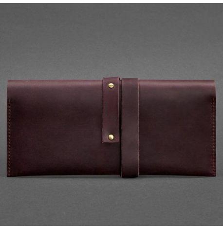 Шкіряний тревел-кейс Voyager 1.0 (бордовий) шкіра Krast