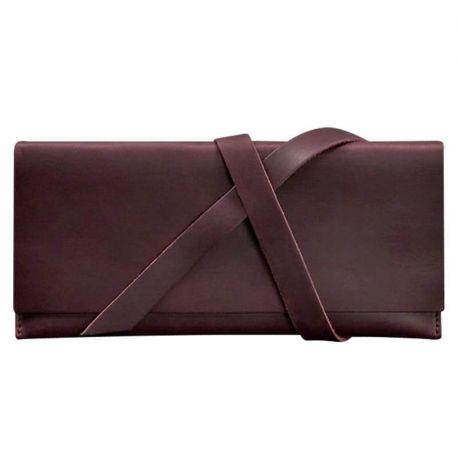 Шкіряний тревел-кейс Voyager 1.0 (бордовий) шкіра Krast