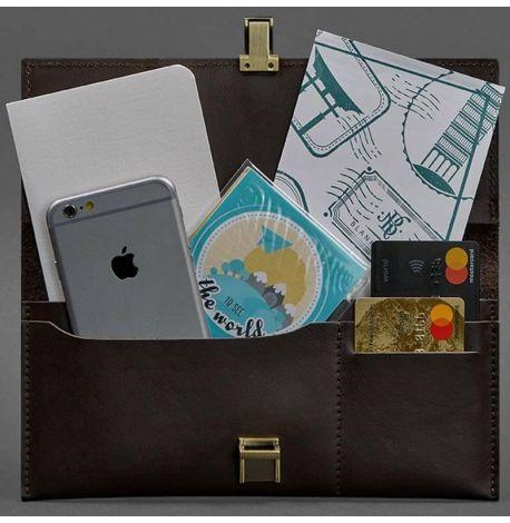 Кожаный тревел-кейс Journey 2.0 (темно-коричневый) кожа Krast