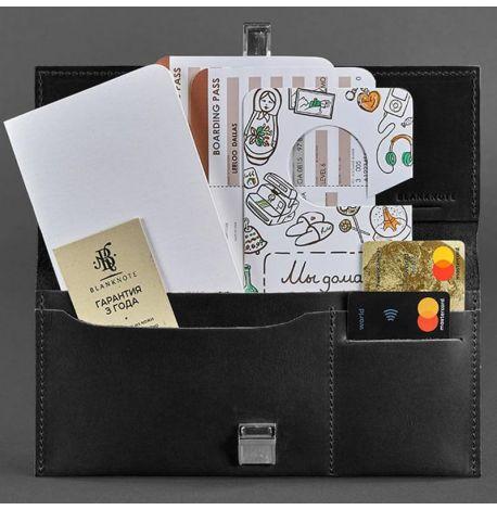 Кожаный тревел-кейс Journey 2.0 (черный) кожа Crazy Horse