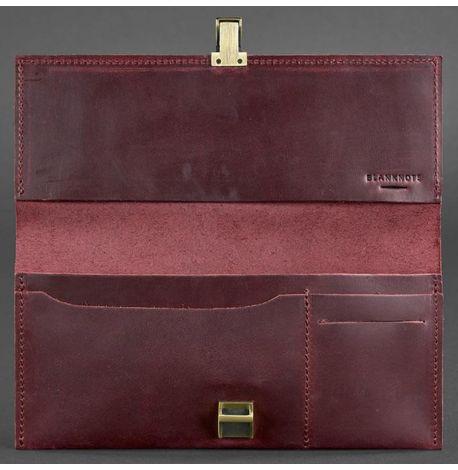 Шкіряний тревел-кейс Journey 2.0 (бордовий) шкіра Crazy Horse