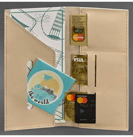 Шкіряний тревел-кейс 3.1 (бежевий)