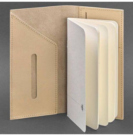 Шкіряний тревел-кейс 3.1 (бежевий)