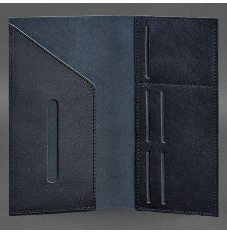 Кожаный тревел-кейс 3.1 (темно-синий)