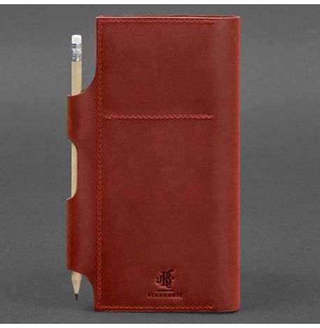 Шкіряний тревел-кейс 3.0 з мандалою (кораловий)