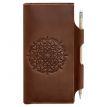 Шкіряний тревел-кейс 3.0 з мандалою (світло-коричневий) шкіра Crazy Horse