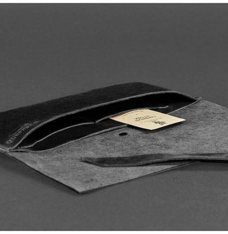 Шкіряний тревел-кейс Voyager 1.2 (чорний) шкіра Crazy Horse