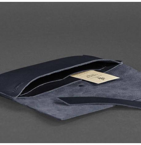 Кожаный тревел-кейс Voyager 1.2 (темно-синий) кожа Krast