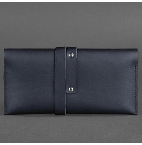 Кожаный тревел-кейс Voyager 1.2 (темно-синий) кожа Krast