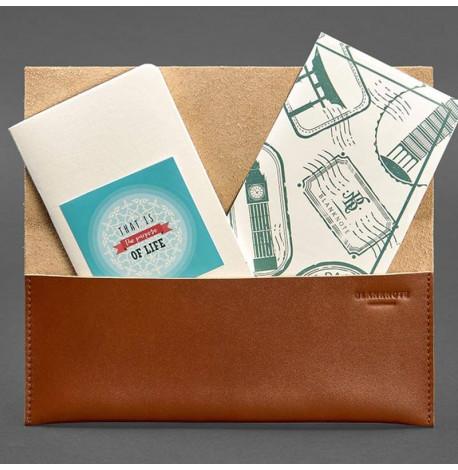 Шкіряний тревел-кейс Voyager 1.0 (світло-коричневий)