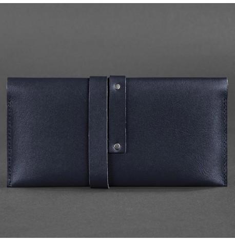 Шкіряний тревел-кейс Voyager 1.0 (темно-синій) шкіра Krast