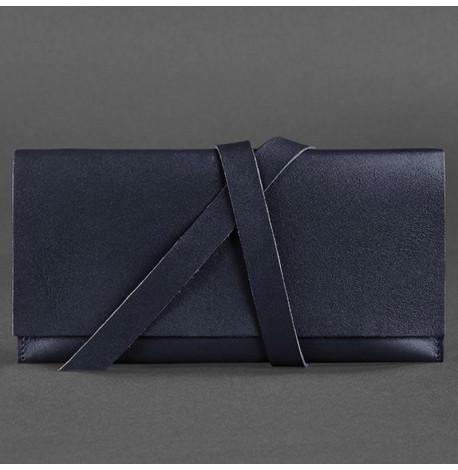 Шкіряний тревел-кейс Voyager 1.0 (темно-синій) шкіра Krast