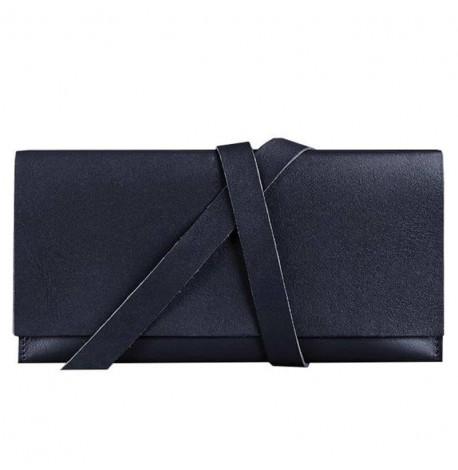 Шкіряний тревел-кейс Voyager 1.0 (темно-синій) шкіра Krast