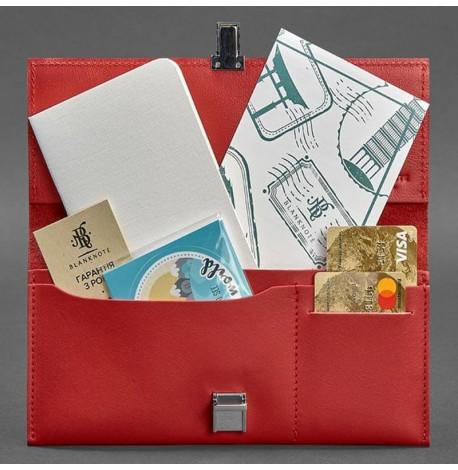 Шкіряний тревел-кейс Journey 2.0 (червоний)