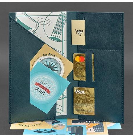 Кожаный тревел-кейс 3.1 (зеленый)