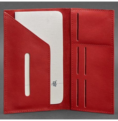 Шкіряний тревел-кейс 3.1 (червоний)