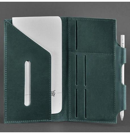 Шкіряний тревел-кейс 3.0 (зелений) шкіра Crazy Horse