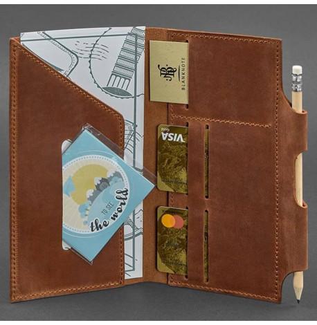 Шкіряний тревел-кейс 3.0 (світло-коричневий) шкіра Crazy Horse