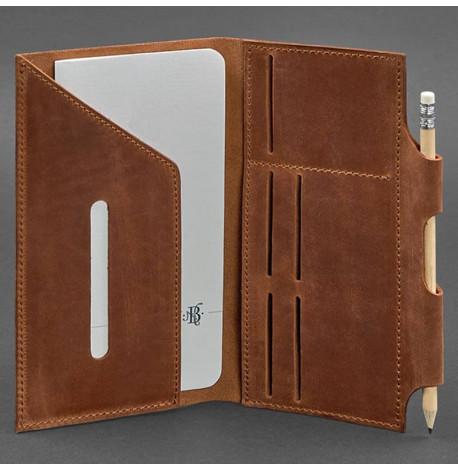 Шкіряний тревел-кейс 3.0 (світло-коричневий) шкіра Crazy Horse