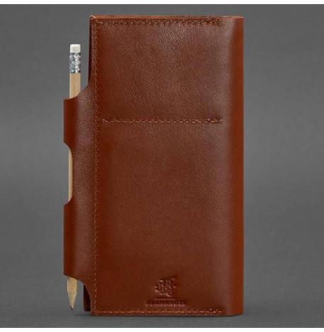 Шкіряний тревел-кейс 3.0 з мандалою (світло-коричневий) шкіра Krast