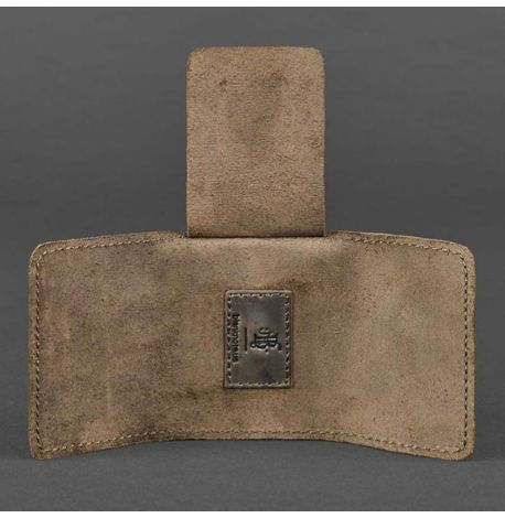 Шкіряна візитниця 1.1 "Горіх" (темно-коричневий)