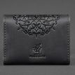 Кожаная визитница 3.0 "Графит с мандалой"