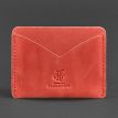 Кожаная визитница 5.0 "Слим. Коралл"