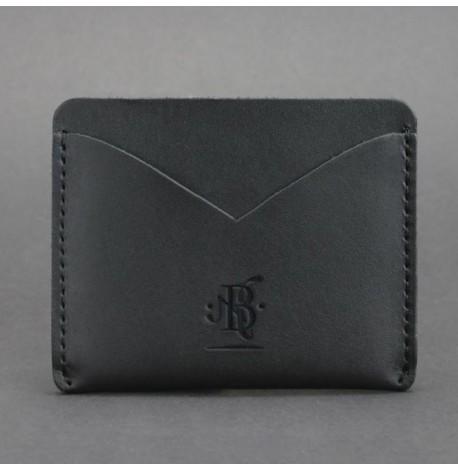 Кожаная визитница 5.0 "Слим. Графит" (черный)