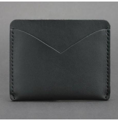 Кожаная визитница 5.0 "Слим. Графит" (черный)