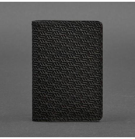 Шкіряна візитниця 6.0 "Карбон Графіт"