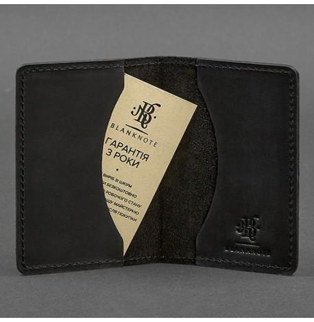 Шкіряна візитниця 6.0 "Карбон Графіт"