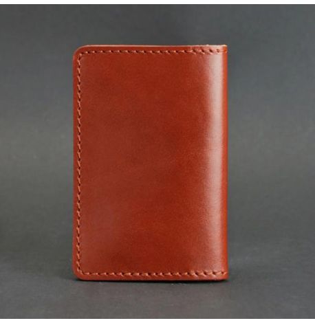 Шкіряна візитниця 6.0 "Коньяк"