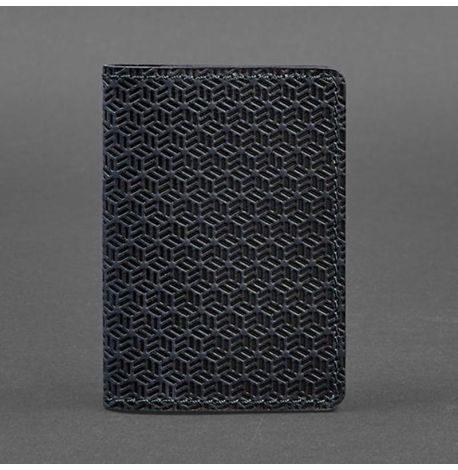 Шкіряна візитниця 6.0 "Карбон Нічне небо"
