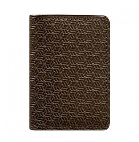 Шкіряна візитниця 6.0 "Карбон Горіх"
