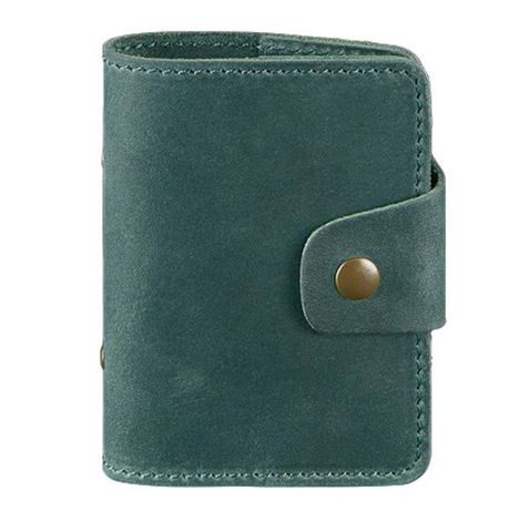 Шкіряна візитниця 7.1 (зелений)