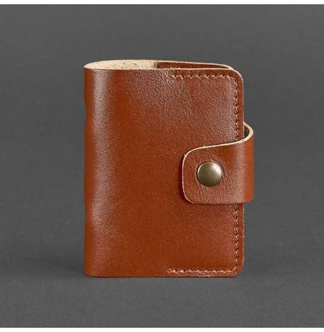 Кожаная визитница 7.1 (светло-коричневый)